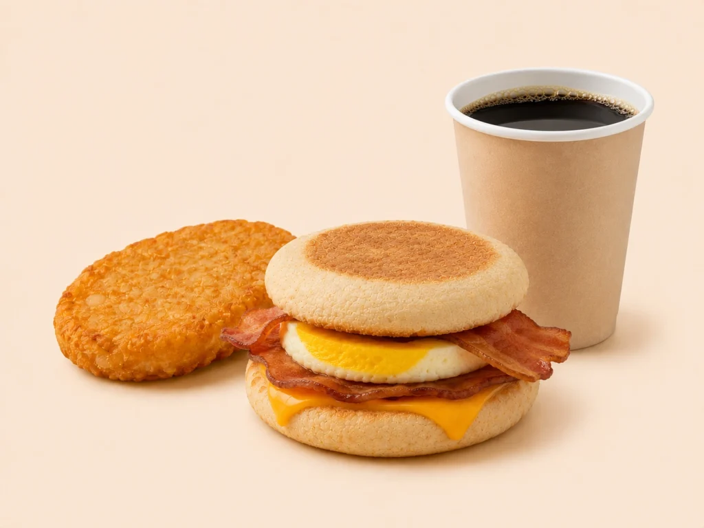Bacon Egg McMuffin Combo