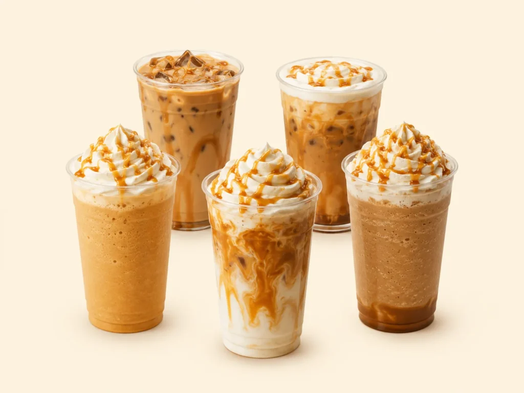 Caramel cold drinks