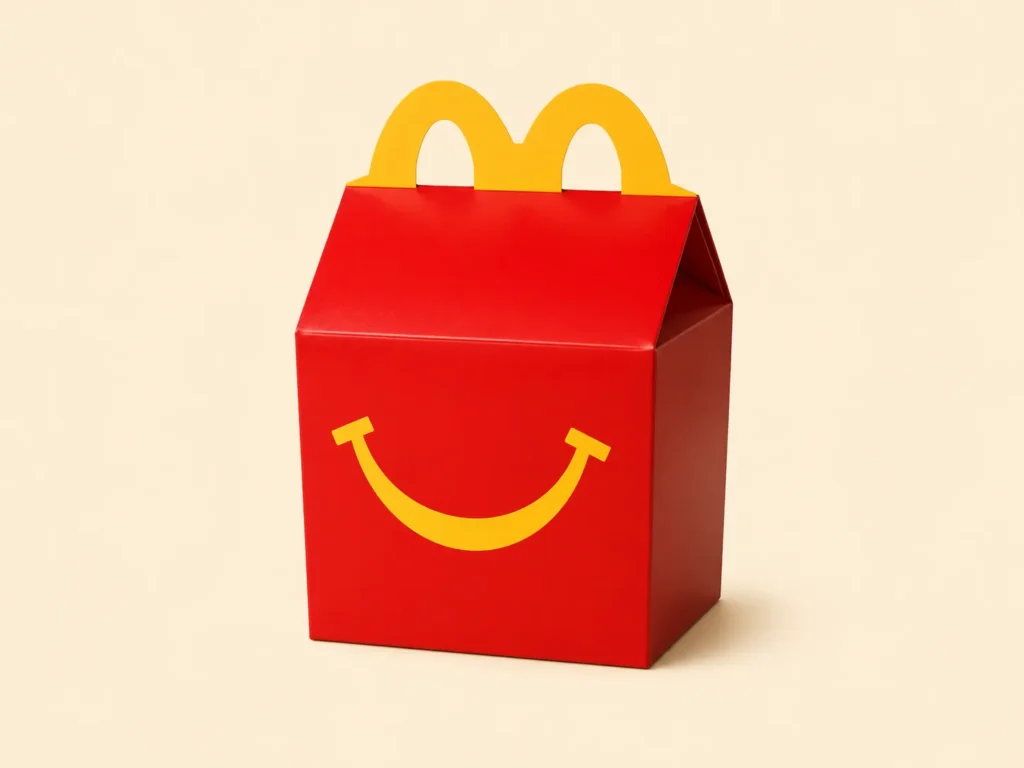 McDonald’s Menu Canada With Prices, Calories & Deals 2026 5 McDonald’s Happy Meal box with kids meal prices and menu options