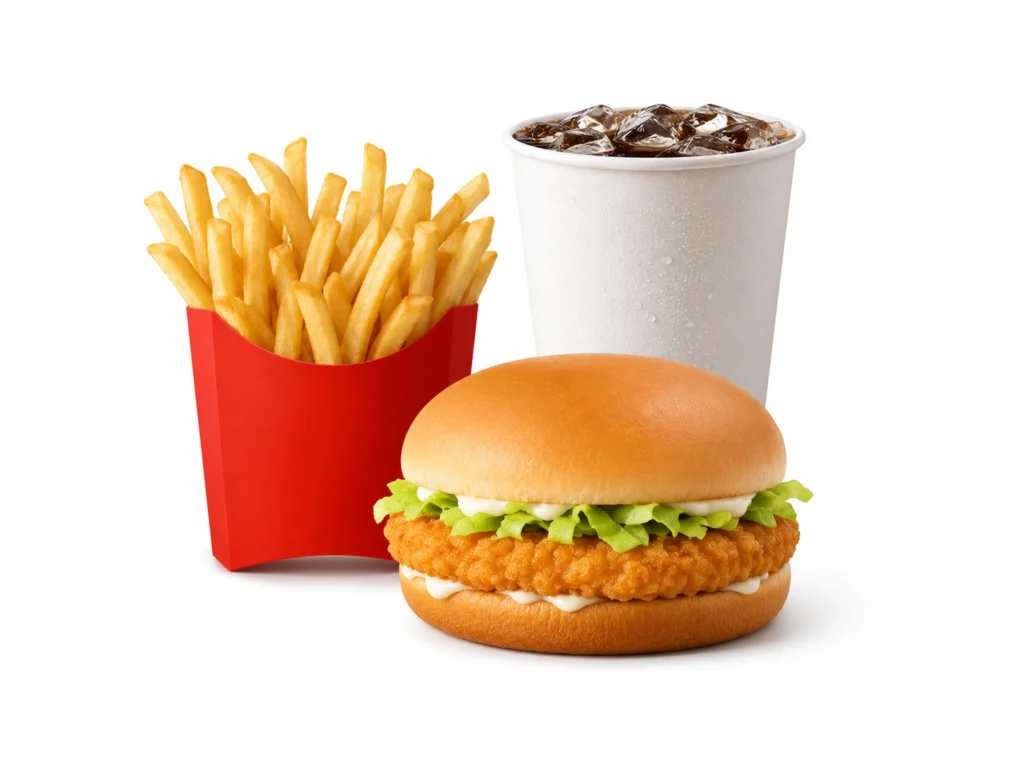 McDonald’s Menu Canada With Prices, Calories & Deals 2026 158 Junior Chicken Fries Drink