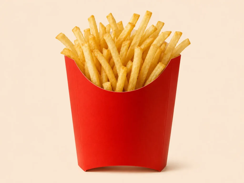 McDonald’s Menu Canada With Prices, Calories & Deals 2026 23 McDonald’s large fries with updated menu price and calories