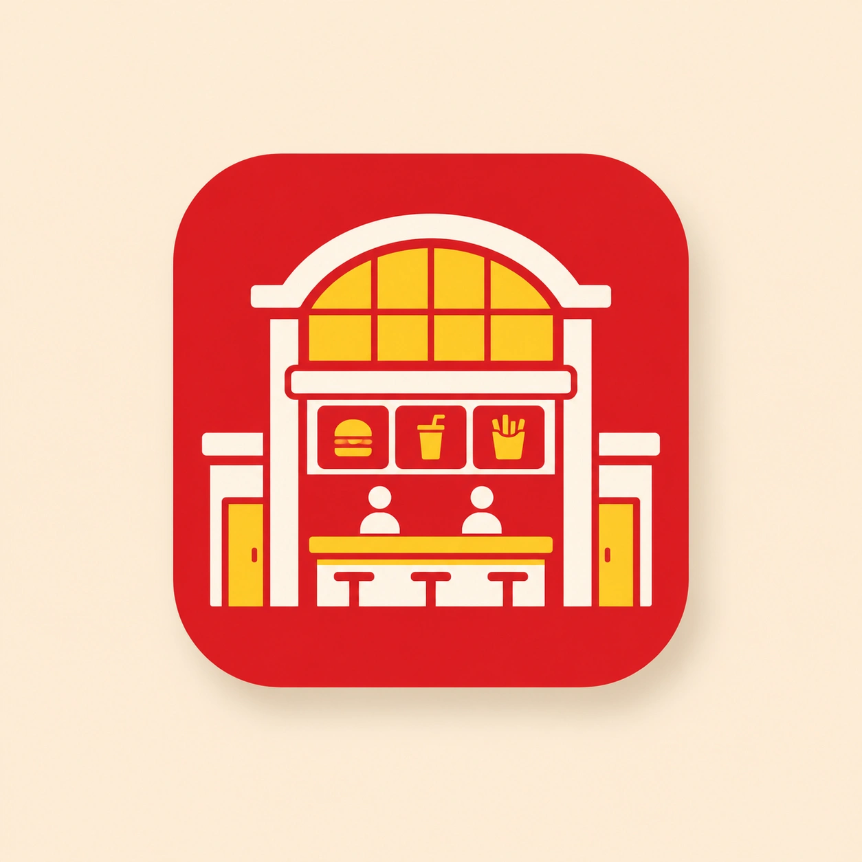 Mall Food Court Icon