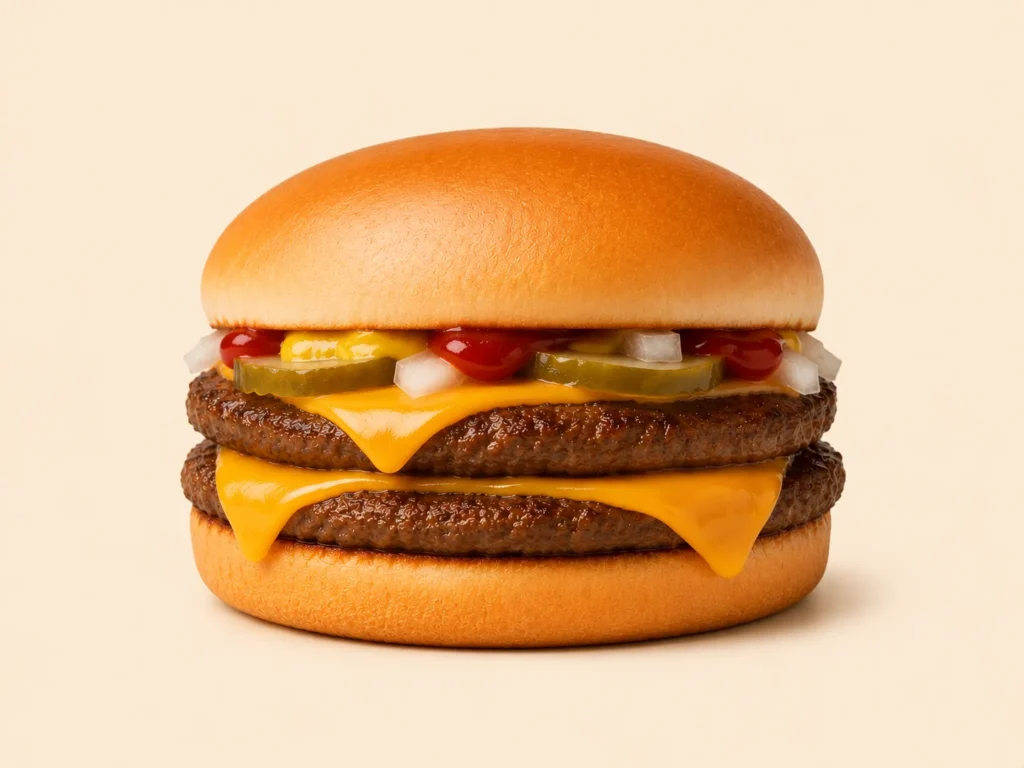 McDonald’s Menu Canada With Prices, Calories & Deals 2026 21 McDonald’s McDouble burger with affordable price and calories