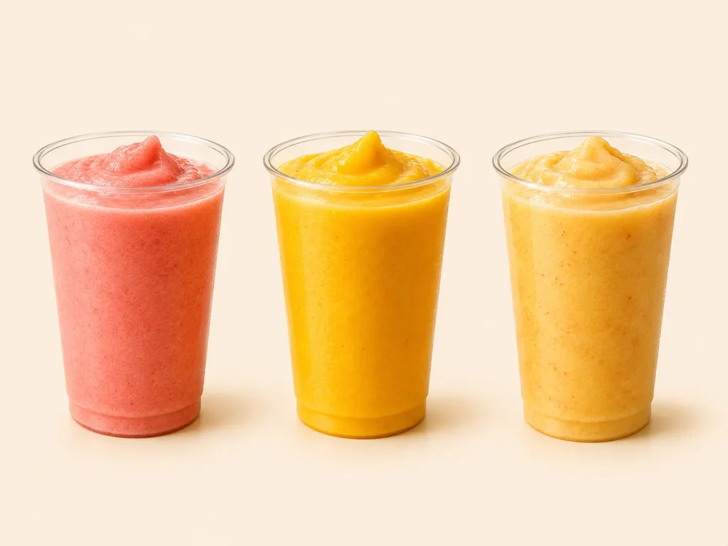McDonald’s Smoothies Canada 4 Mixed Fruit Smoothies