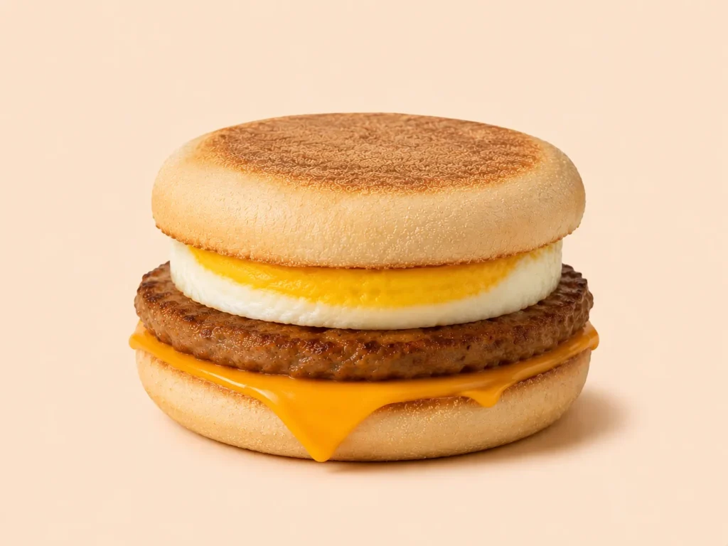 McDonald’s Menu Canada With Prices, Calories & Deals 2026 38 Sausage Egg McMuffin