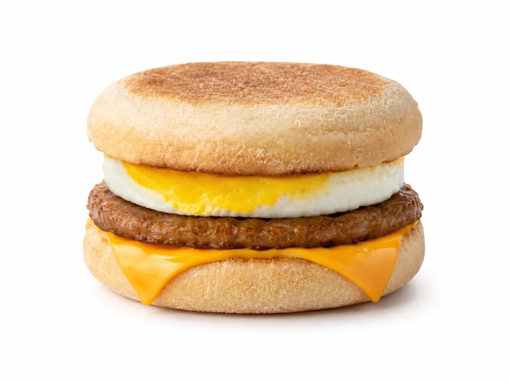 McDonald’s Menu Canada With Prices, Calories & Deals 2026 156 Sausage Egg McMuffin 5