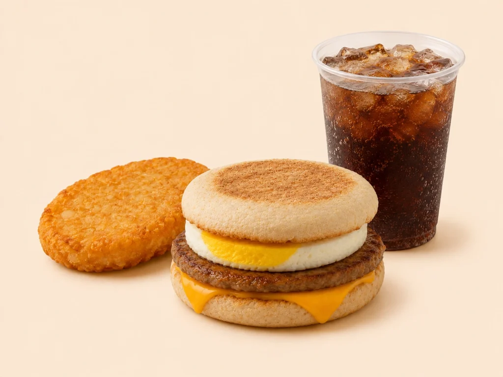 Sausage Egg McMuffin Combo