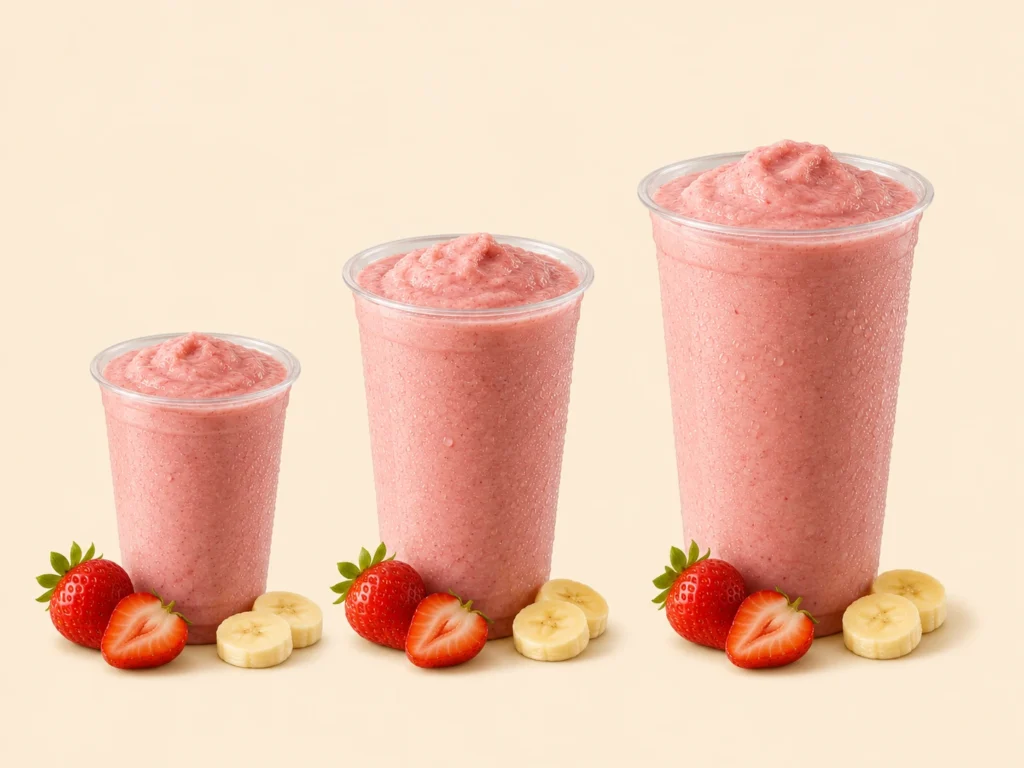 McDonald’s Smoothies Canada 22 2. Strawberry Banana Real Fruit Smoothie Section 1