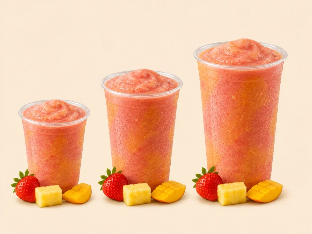 McDonald’s Smoothies Canada 20 4. Strawberry Mango Pineapple Smoothie Section 2