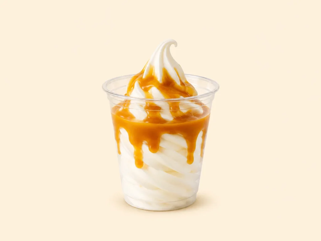 McDonald’s Ice Cream Menu 4 Caramel Sundae