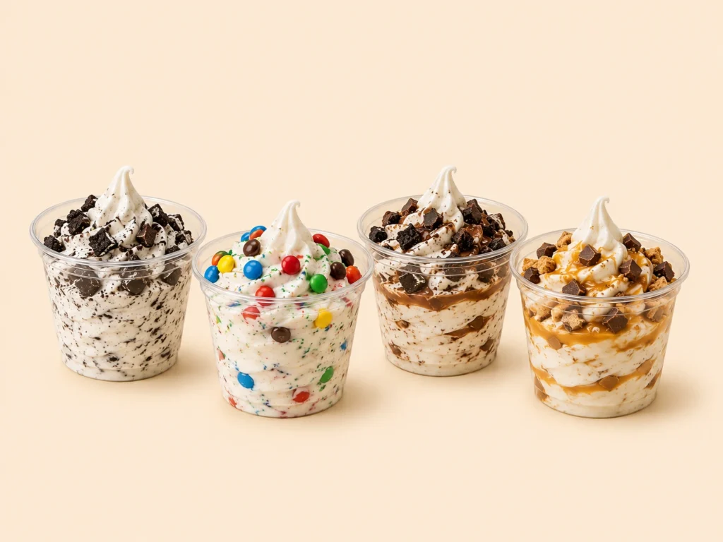 McDonald’s Ice Cream Menu 29 Smaller McFlurry Options