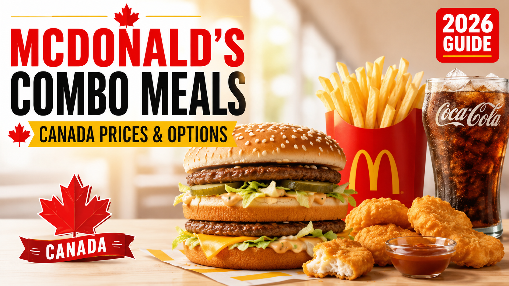 McDonald’s Combo Meals Canada