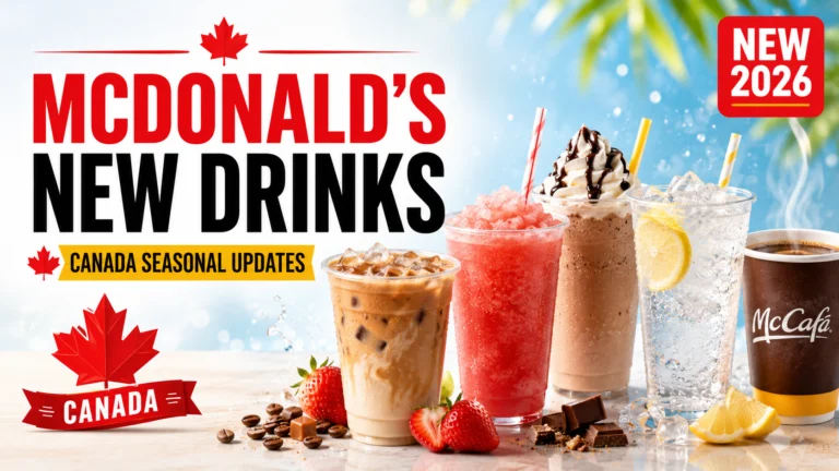 McDonald’s New Drinks Canada