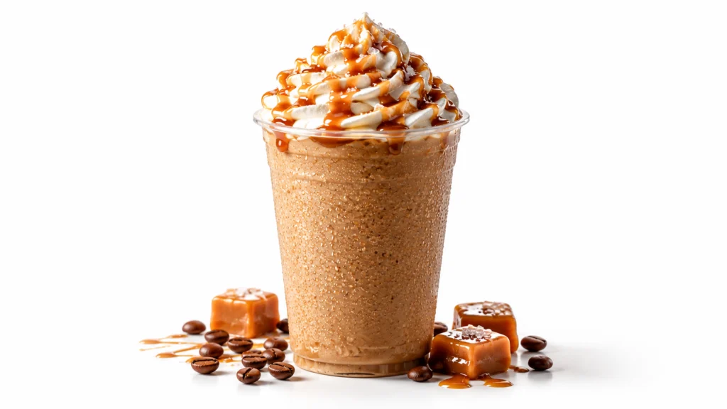 Salted Caramel Coffee Frappé