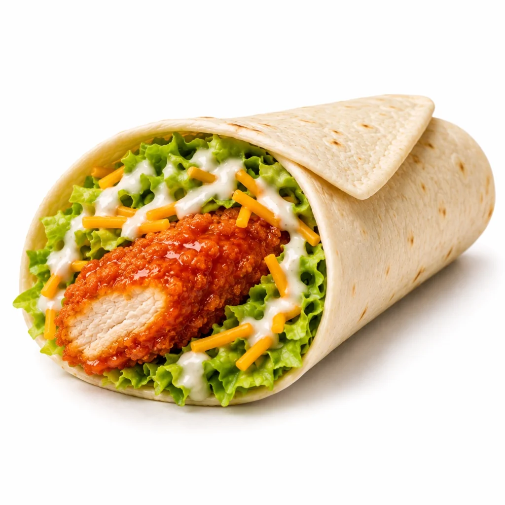 McDonald’s Wrap of the Day Canada: Today’s Wrap, Price & Calories Guide 7 Spicy Buffalo Snack Wrap, crispy