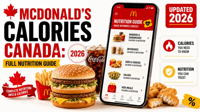 McDonald's Calories Canada: Full Nutrition Guide 2026